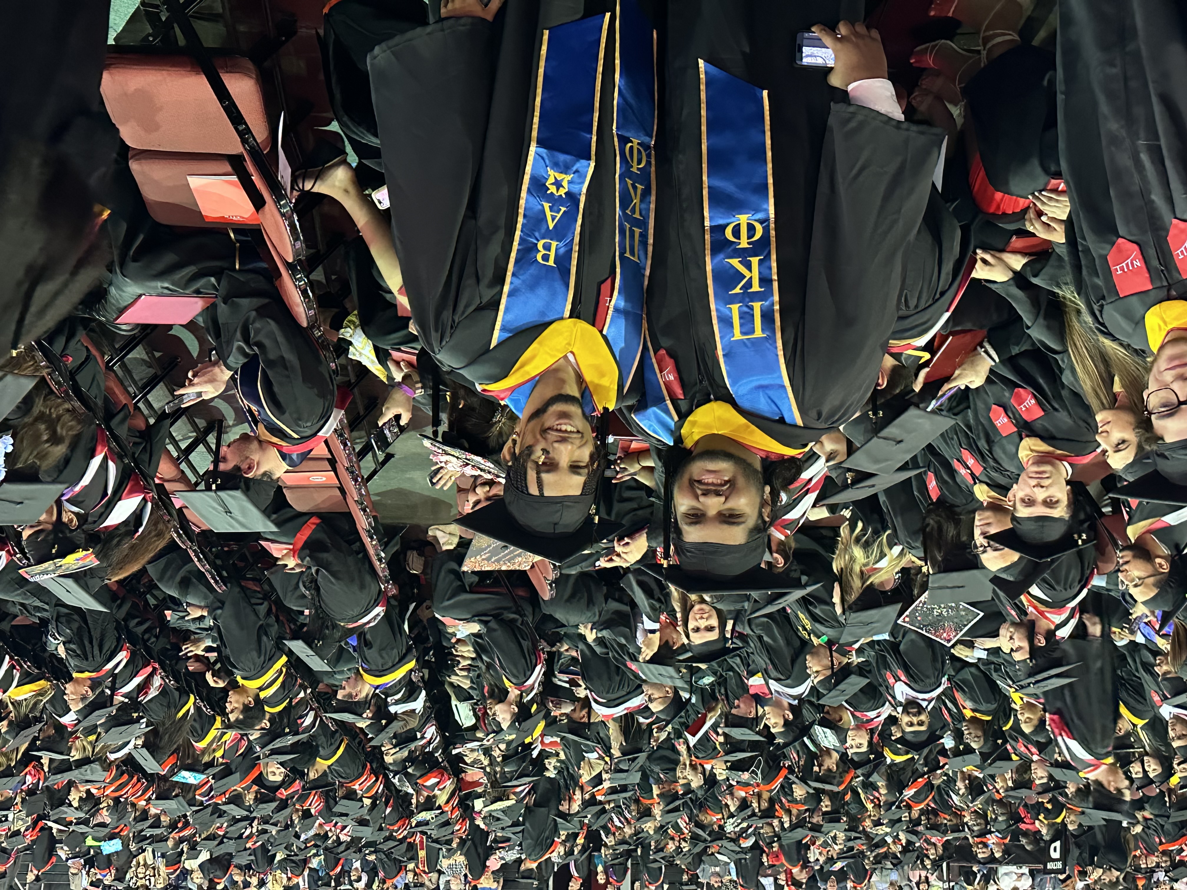 Graduation at Prudential Center - Charles Gill Jr(Right)